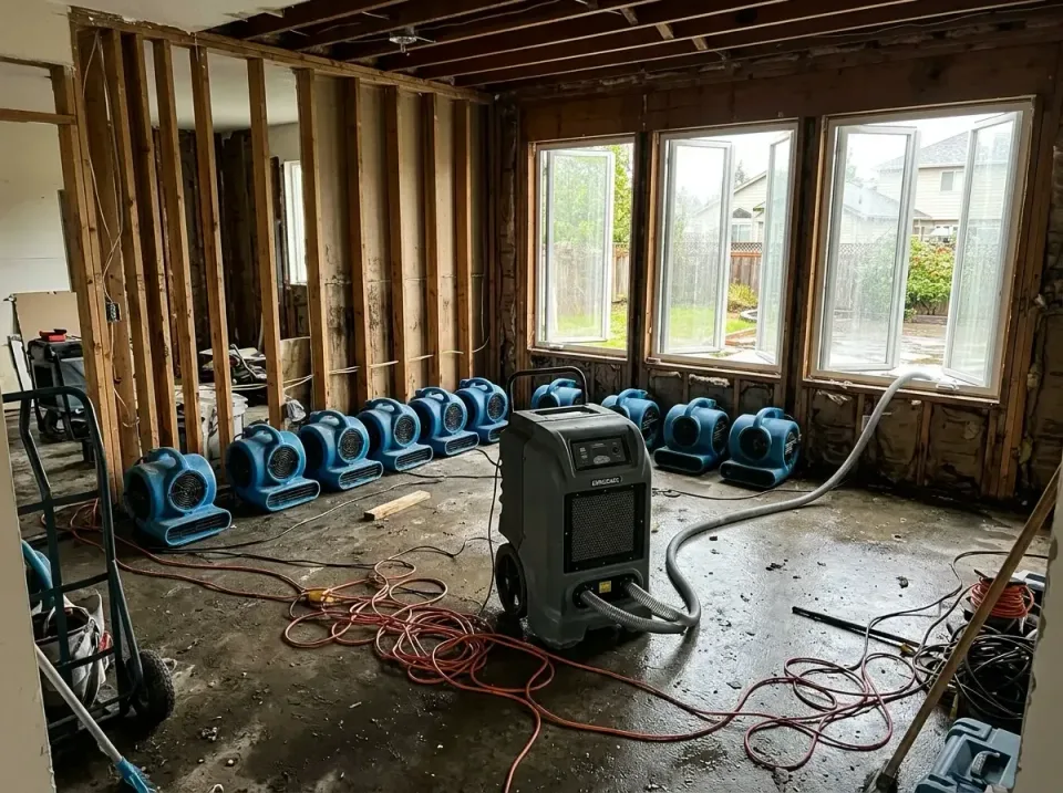 Industrial Dehumidifier — Water Damage Restoration — Industrial Dehumidifier, Air Movers, Hand Truck, Water Damage Restorati…